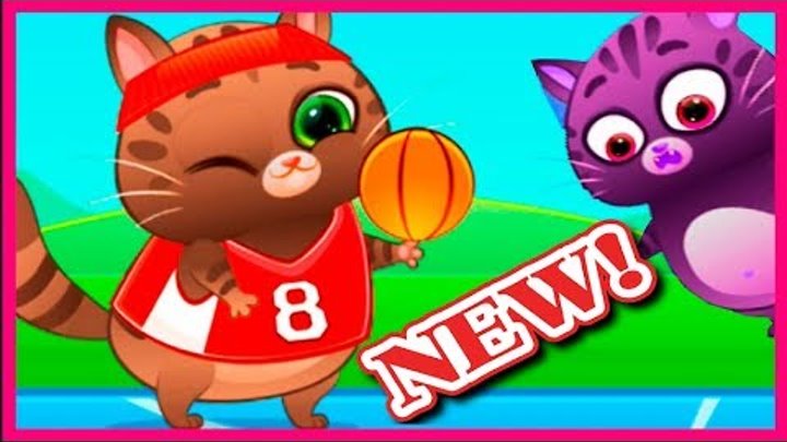 Котик Бубу 2017 новые серии мультик игра 5 серия Играем в Футбол, Баскетбол / Kotik Bubu 2017 new
