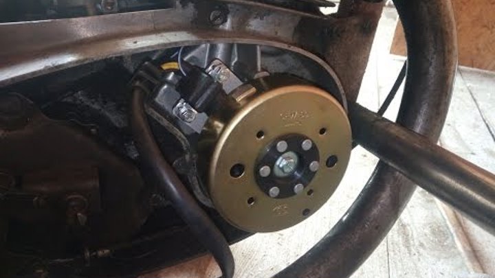 Замена БСЗ + ФУОЗ на CDI зажжигание мотоцикл JAWA 360. CDI. Зажигание со скутера на яву 360 Замена БСЗ + ФУОЗ на CDI зажжигание мотоцикл JAWA 360. CDI. Зажигание со скутера на яву 360