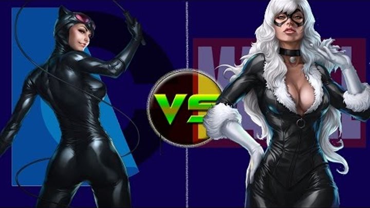 Женщина кошка(Dc) против Чёрной кошки(Marvel)
