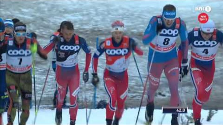 Tour De Ski 2015 - Stage 4 Mens Sprint final - Emil Iversen Wins!