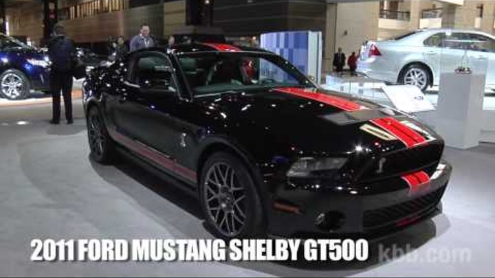 2011 Ford Mustang Shelby GT500 Auto Show Video - Kelley Blue Book