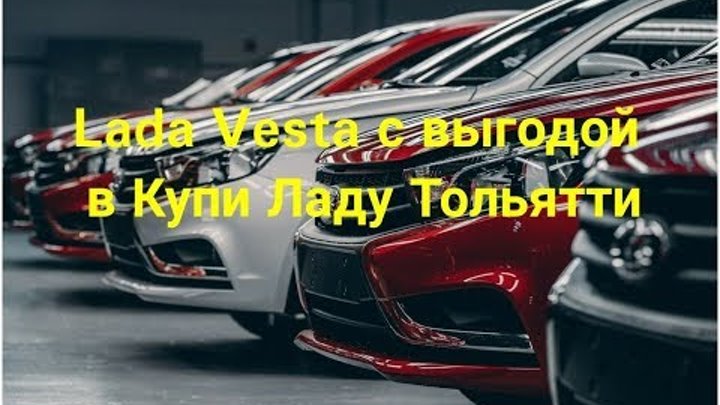 Lada Vesta классик старт с выгодой для клиента из Тольятти