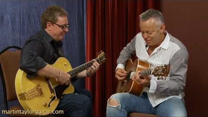 Martin Taylor Interviews Tommy Emmanuel About Fingerstyle Guitar and Jazz Guitar Lessons