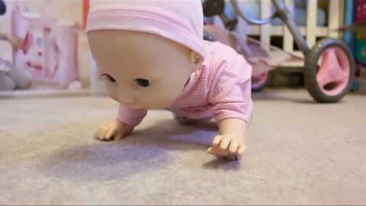 Baby Doll Nursery Toys - Baby Born stroller Baby Annabell Wardrobe bedroom feeding time PlayToys