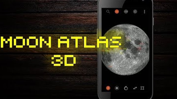 АстроСофт. Приложение Moon Atlas 3D (Android) - глобус Луны для смартфона