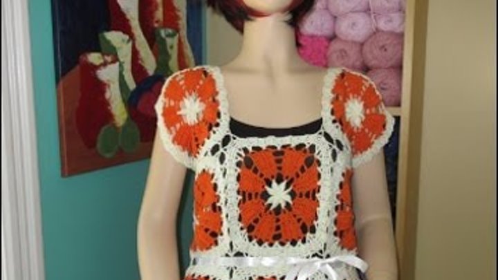 Crochet blusa de verano Dalia en encaje de bruja con Ruby Stedman