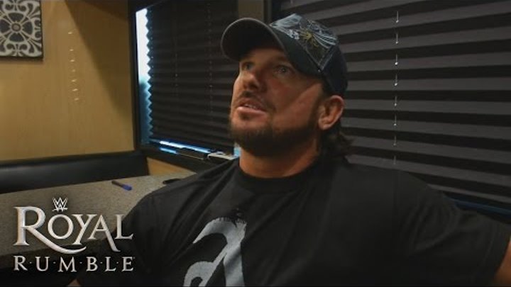 AJ Styles' first interview as a WWE Superstar prior to the 2016 Royal Rumble Match: Jan. 24, 2016