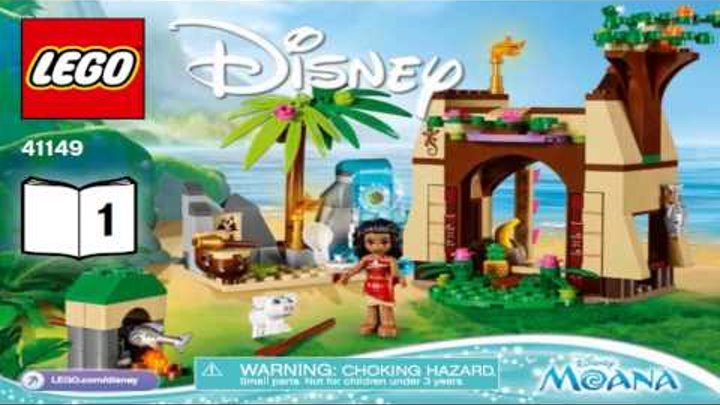 LEGO Disney Princess MOANA'S ISLAND ADVENTURE 41149 Лего Приключения Моаны на затерянном острове #1