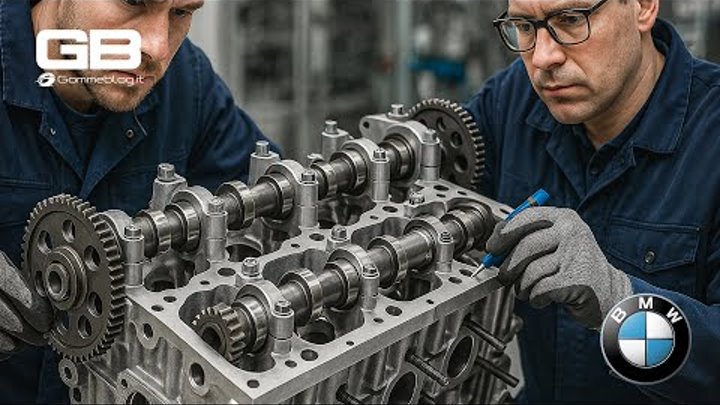 BMW Diesel ENGINE - Car Factory Production Assembly Line BMW Diesel ENGINE - Car Factory Production Assembly Line