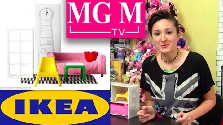 Мебель Икеа для кукол Монстер Хай и Барби | IKEA Monster High, Barbie + Конкурс ★MGM★