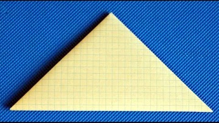 Солдатский треугольник. Как сделать конверт из бумаги своими руками. Оригами. Поделки на 9 мая.