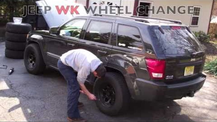 2005 - 2010 Jeep Grand Cherokee WK - Wheel Change / Swap Instructions