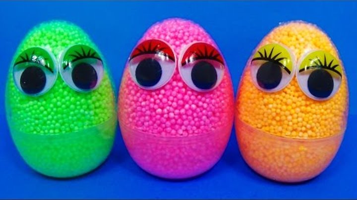 Eggs with eyes! Disney Cars Spongebob Hello Kitty Toy Story My Little Pony Thomas surprise eggs