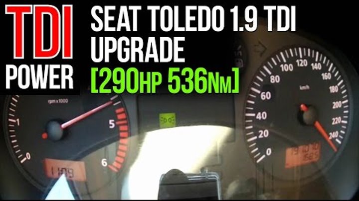 290hp upgrade: Seat Toledo [1.9 TDI] by JB autoservice & JD Engineering