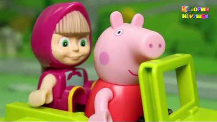 Мультфильмы - Маша и Свинка Пеппа в Африке! Маша и Медведь Новая серия! Мультики Для детей 2017 года