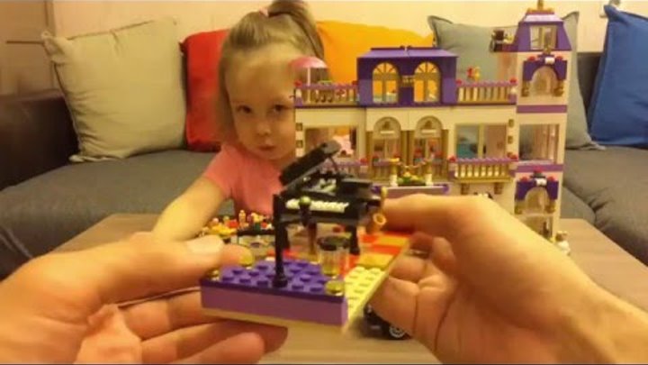 Распаковка ЛЕГО ФРЭНДС Отель LEGO Friends Hotel Unpacking