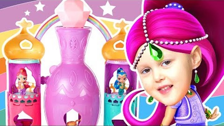 Шиммер и Шайн Волшебная Лампа Гигант Дворец Джинов Fisher-Price Shimmer and Shine Magical Light