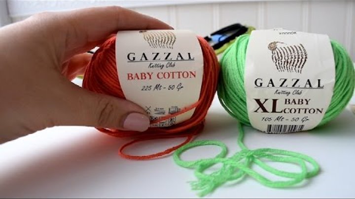 Новая пряжа Gazzal Baby cotton XL: та или не та? Изучаем, сравниваем с Baby cotton