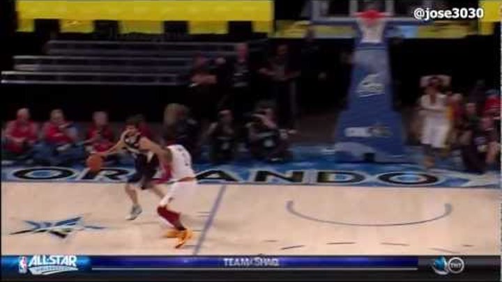 Ricky Rubio Between The Leg Dribble & Alley-Oop To Blake Griffin - 2012 NBA Rising Stars Challenge