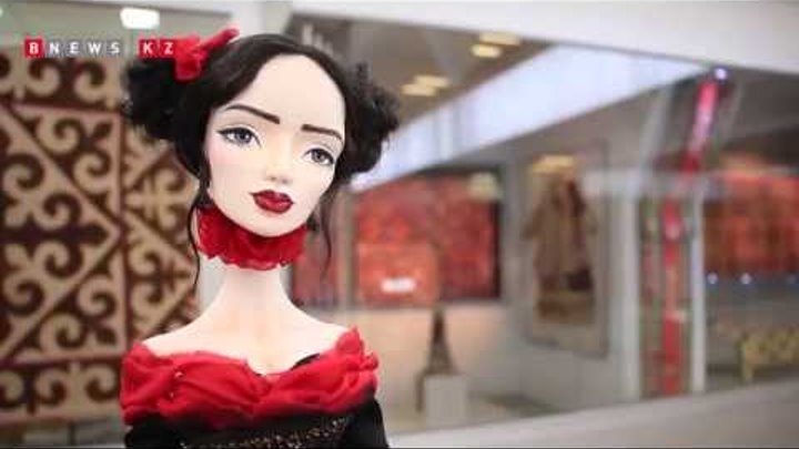 Художник кукольник из Кокшетау создает образы утонченных девушек