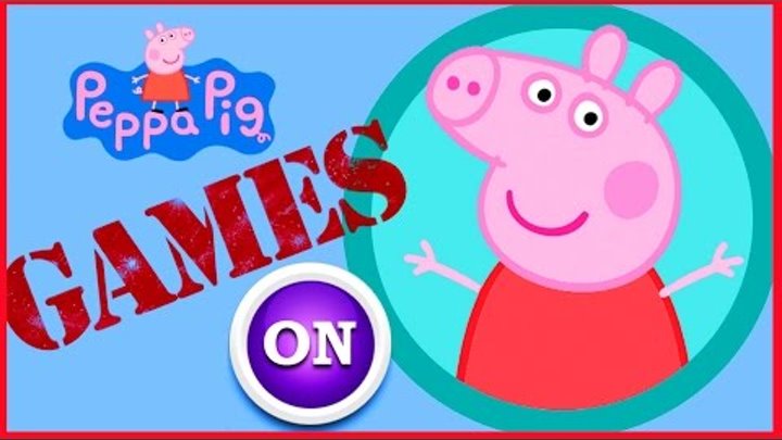 Свинка Пеппа прыгает по лужам ребенок играет дети и детский канал игра для детей мультик