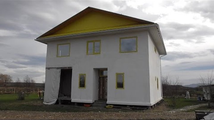 Стройка соломенного дома. Часть2. 2016-2017 годы
