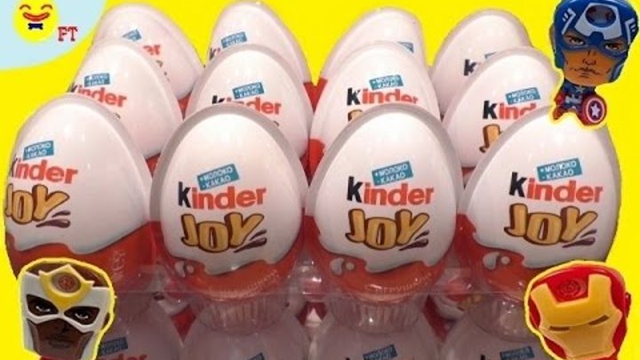Kinder Joy Avengers. Unboxing Kinder Surprise. Команда Мстители. Часть 1 Kinder Joy Avengers. Unboxing Kinder Surprise. Команда Мстители. Часть 1