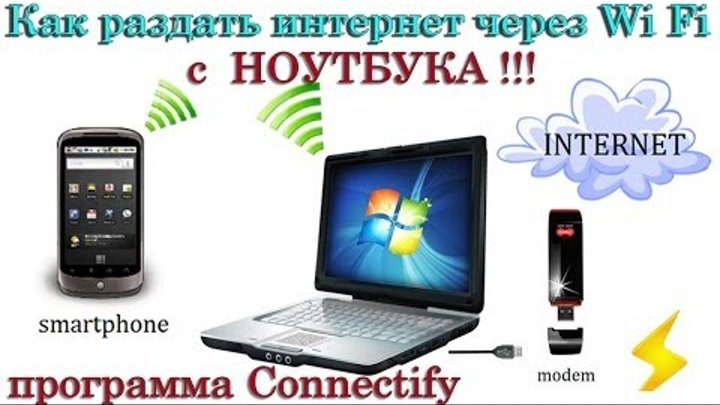 Как раздать интернет через Wi Fi с ноутбука на все устройства с WI-FI