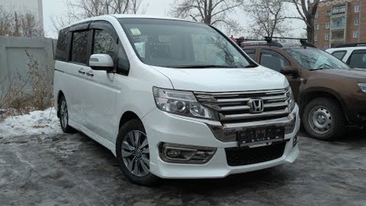 Honda Step Wagon из Японии, выдача клиенту Honda Step Wagon из Японии, выдача клиенту