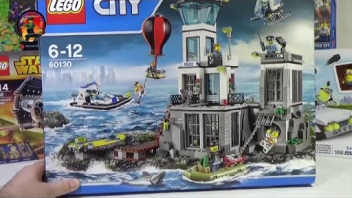 LEGO CITY: ОСТРОВ ТЮРЬМА 60130 обзор конструктора Лего новинки 2016 года