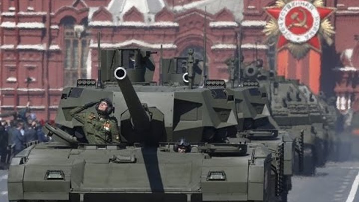 Танк «Армата» заглох во время репетиции парада Победы в Москве
