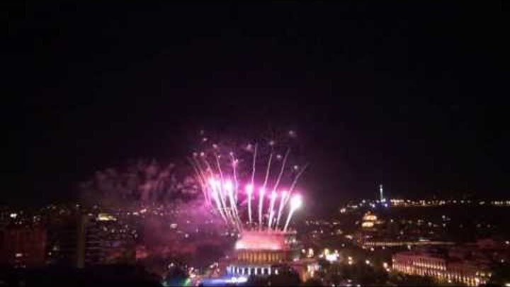 Pyromusical Fireworks in The Olimpyc Day. (By Holiday Design Company) Armenia, Yerevan 22.06.2013. Pyromusical Fireworks in The Olimpyc Day. (By Holiday Design Company) Armenia, Yerevan 22.06.2013.