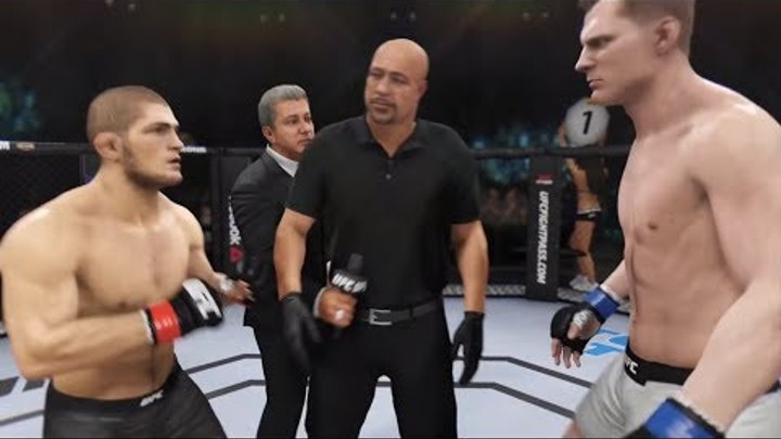Khabib Nurmagomedov vs. Alexander Volkov (EA Sports UFC 3) - CPU vs. CPU