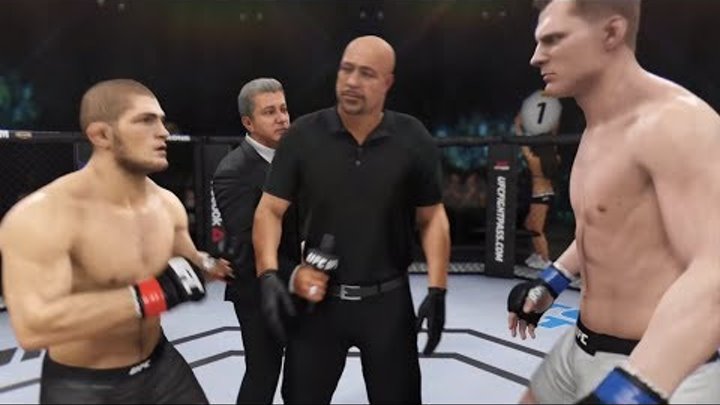 Khabib Nurmagomedov vs. Alexander Volkov (EA Sports UFC 3) - CPU vs. CPU Khabib Nurmagomedov vs. Alexander Volkov (EA Sports UFC 3) - CPU vs. CPU