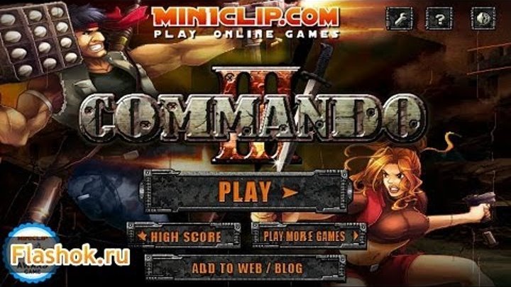 Flashok ru: онлайн игра Commando 3. Видео обзор флеш игры Коммандо 3.