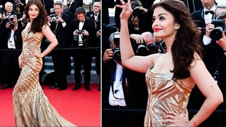 Cannes 2014: Aishwarya Rai Bachchan in Roberto Cavalli RED CARPET