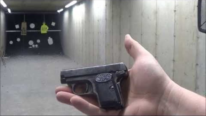 FN Browning M1905 .25 ACP Vest Pocket Pistol 1906 Jeff Shoots Stuff