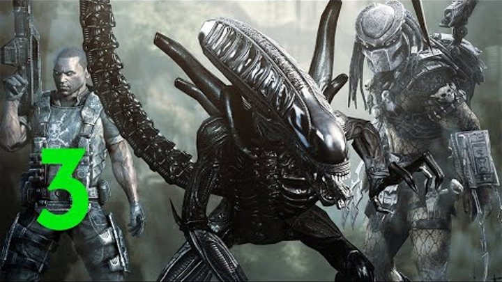 Aliens vs Predator Прохождение (Чужой) Часть 3 смотреть онлайн Aliens vs Predator Прохождение (Чужой) Часть 3