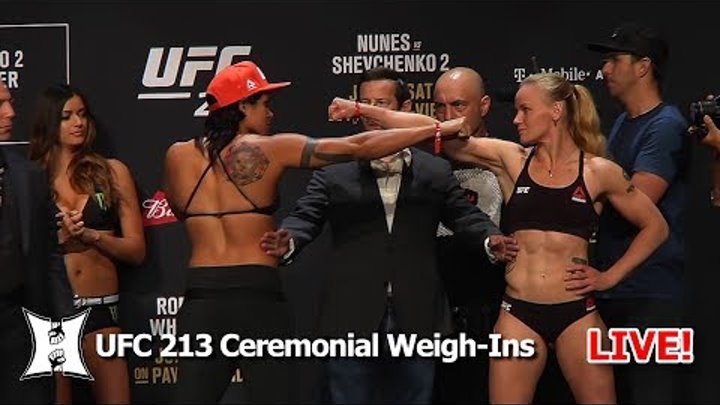 UFC 213: Amanda Nunes vs Valentina Shevchenko 2 - Ceremonial Weigh-Ins (LIVE!)