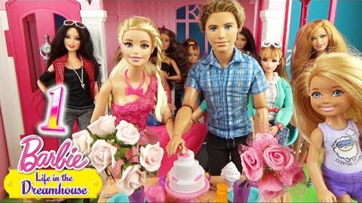 Мультик Годовщина Барби и Кена Салон красоты Видео для детей Play Baby doll ♥ Barbie Original Toys