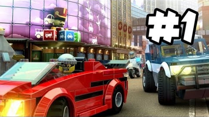 LEGO City Undercover Gameplay Walkthrough Part 1 - CHASE VS REX!! - Lego City Gameplay (Wii U HD)