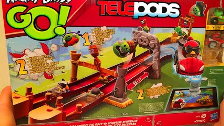 ANGRY BIRDS GO Telepods Pig Rock Raceway,Энгри Бёрдс Гоу,Kinder Surprise Eggs Rustama ANGRY BIRDS GO Telepods Pig Rock Raceway,Энгри Бёрдс Гоу,Kinder Surprise Eggs Rustama