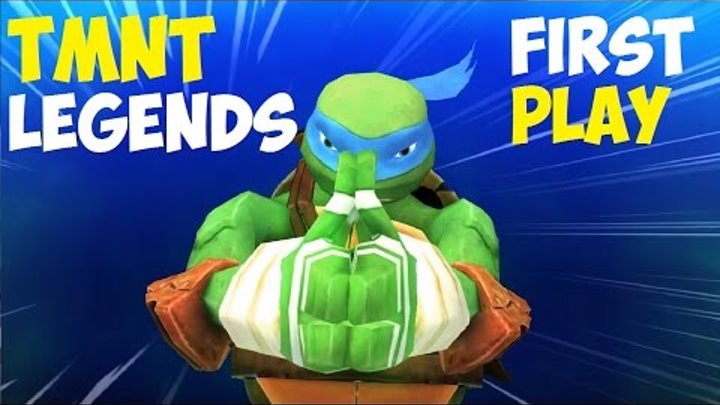 Черепашки-Ниндзя: Легенды Обзор новой игры (TMNT Legends IOS Gameplay 2016)