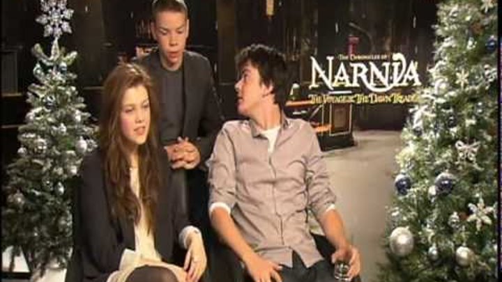 THE CHRONICLES OF NARNIA Interviews: Liam Neeson, Georgie Henley, Skandar Keynes & Will Poulter смотреть онлайн THE CHRONICLES OF NARNIA Interviews: Liam Neeson, Georgie Henley, Skandar Keynes & Will Poulter