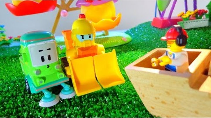 Видео для детей: ИГРЫ с МАШИНКАМИ Toys FOR kids Unboxing. Игрушки Робокар ПОЛИ ROBOCAR Poli toy cars