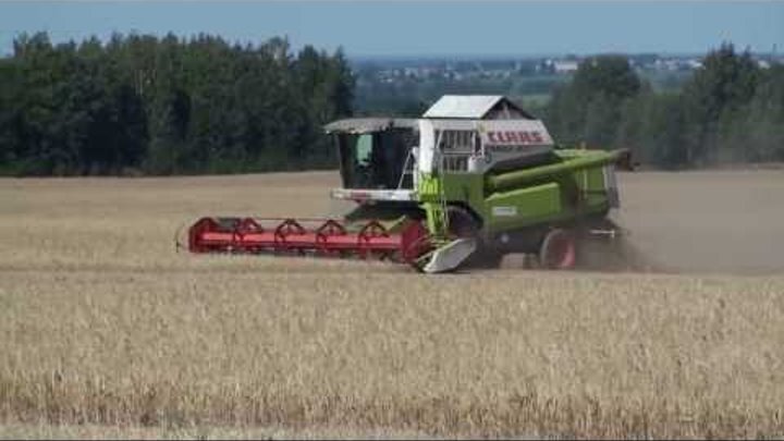 Жатва 2012 комбайны CLAAS MEDION 310, MEGA 360 и 2 ACROS 560 Жатва 2012 комбайны CLAAS MEDION 310, MEGA 360 и 2 ACROS 560