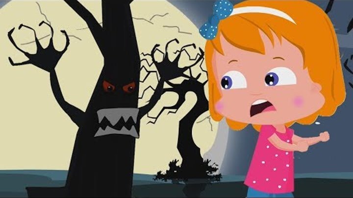 Страшные леса | Хэллоуин рифмы | Детские песни | Kids Halloween Songs | Scary Woods Behind My House