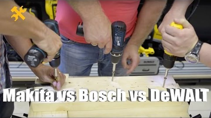Bosch vs Makita vs DeWALT - сравнение шуруповертов 10.8V li-ion от Instr.by