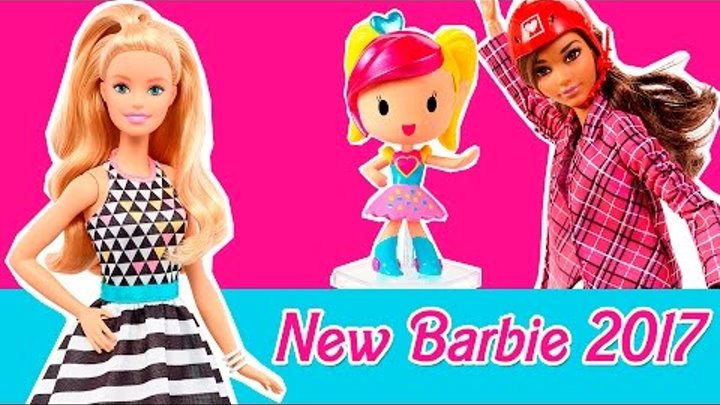 New Barbie 2017 dolls: Made to Move, Video Game Hero, Careers, Fashionistas, Water Play