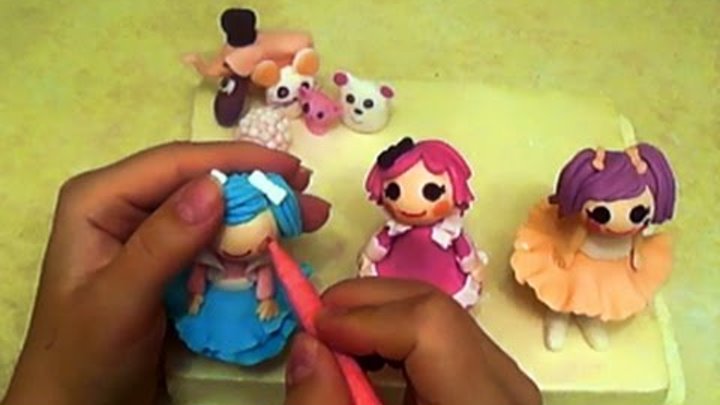 Куклы из мастики. Лепка. Лалалупси / How to make lalaloopsy dolls